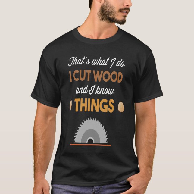Camiseta Carpinteiro - Corto Madeira E Sei Coisas (Frente)