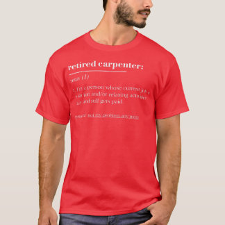 Camiseta Carpinteiro De Definição De Dicionário Encantado