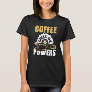 Camiseta Carpinteiro de madeira de café