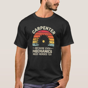 Camiseta carpinteiro de madeira de carpintaria carpinteiro
