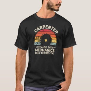 Camiseta carpinteiro de madeira de carpintaria carpinteiro