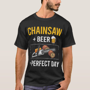 Camiseta Carpinteiro de madeira do Arborista Chainsaw