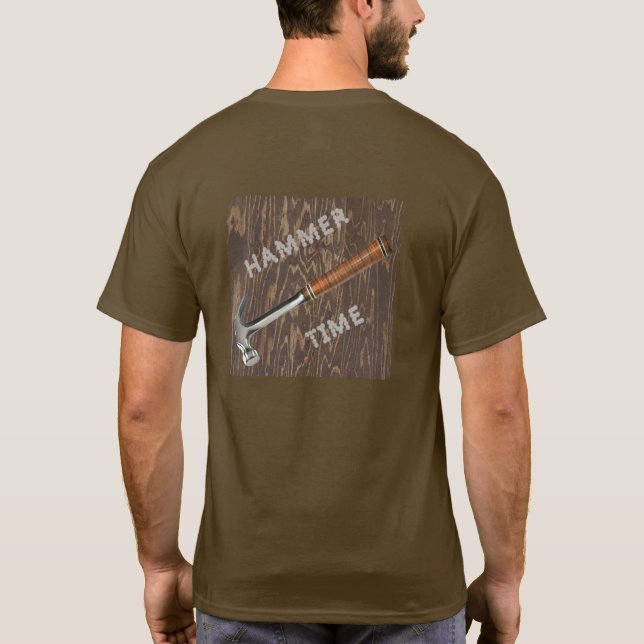 Camiseta Carpinteiro e construção (Verso)