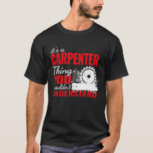 Camiseta carpinteiros de madeira para homens Carpenter vint