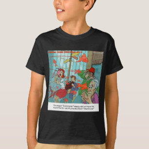 Camiseta Carpnado: Uma Tempestade de Peixes Dourados