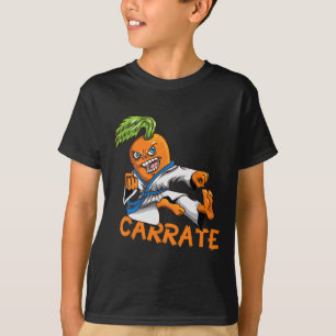Camiseta Carrate Engraçado Carrot Karate Mail Arts Mart