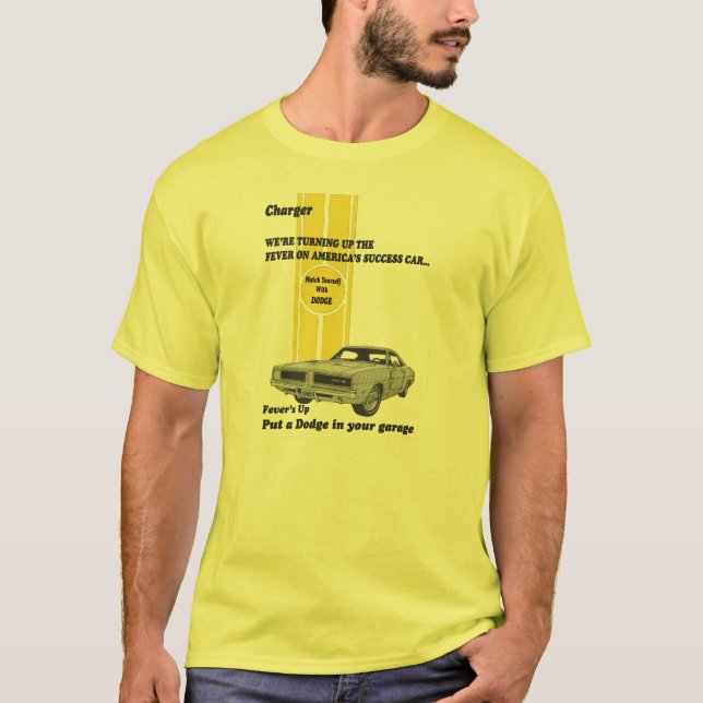 Camiseta Carregador de 1969 Dodge mim (Frente)