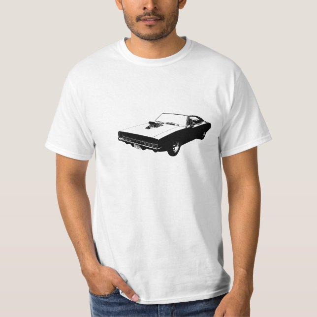 Camiseta 'Carregador de 68 Dodge (Frente)