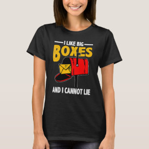 Camiseta Carregador de Correspondência Aposentado Trabalhad