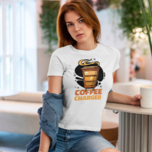 Camiseta Carregador de Energia da Taça Café