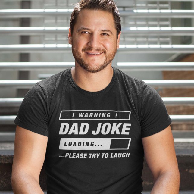 Camiseta Carregamento da Piada do pai (dad joke shirt)