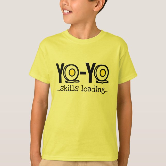 Camiseta Carregamento das capacidades YOYO (Frente)