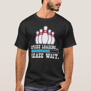 Camiseta Carregamento de ataque Por favor, aguarde - Divert