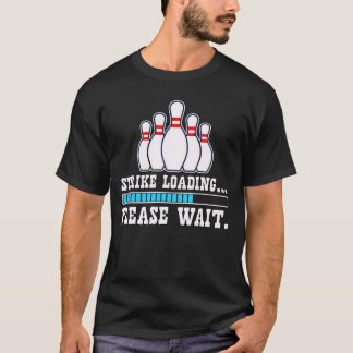 Camiseta Carregamento de ataque Por favor, aguarde - Divert