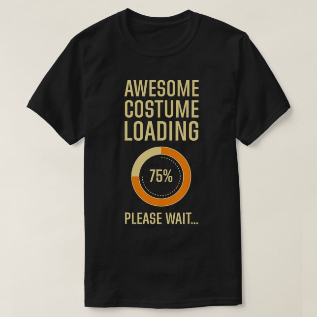 Camiseta Carregamento de fantasia Programador Geek do Nerd  (Frente do Design)