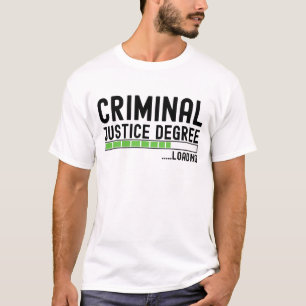 Camiseta Carregamento de Grau de Justiça Penal