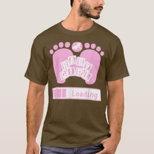 Camiseta Carregamento de Menina, Gravidez de Geek, Revoluçã