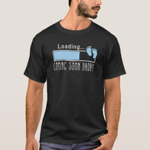 Camiseta Carregamento de pais em breve Gravidez Esperando b