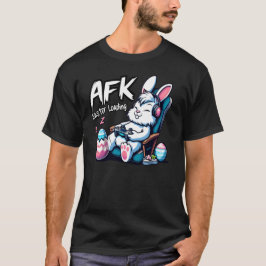 Camiseta Carregamento de Páscoas AFK - Engraçado Dormir Coe