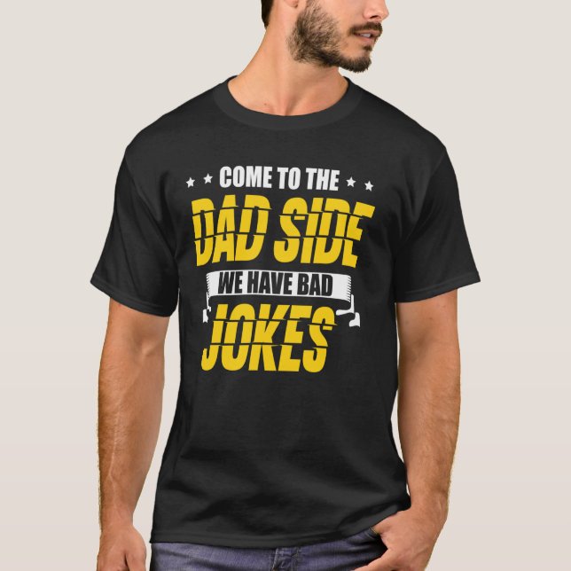 Camiseta Carregamento de Piada de Humor Aguarde Pai Pais D (Frente)