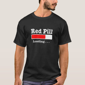 Camiseta Carregamento de Preenchimento Vermelho