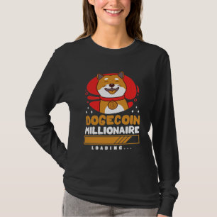 Camiseta Carregamento do Crypto DogeCoin Millionaire