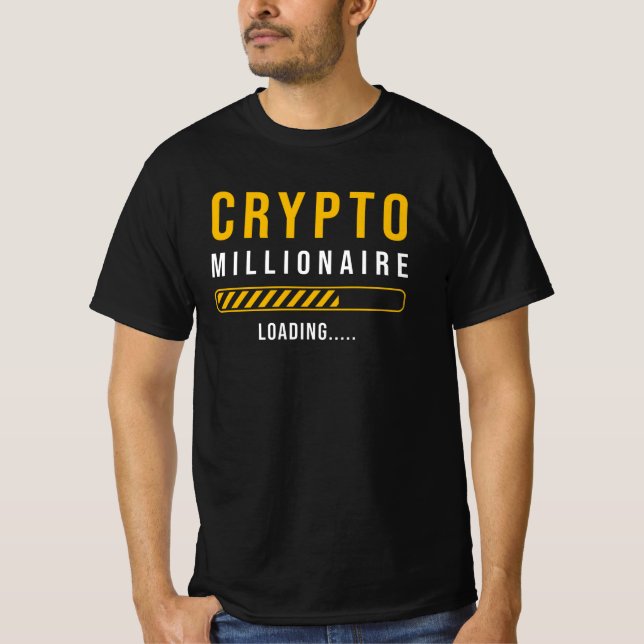 Camiseta Carregamento do Crypto Millionaire (Frente)