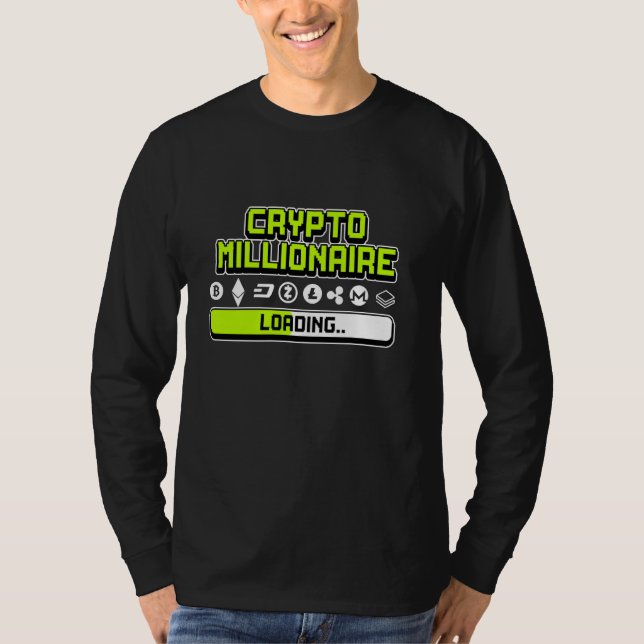 Camiseta Carregamento do Crypto Millionaire (Frente)