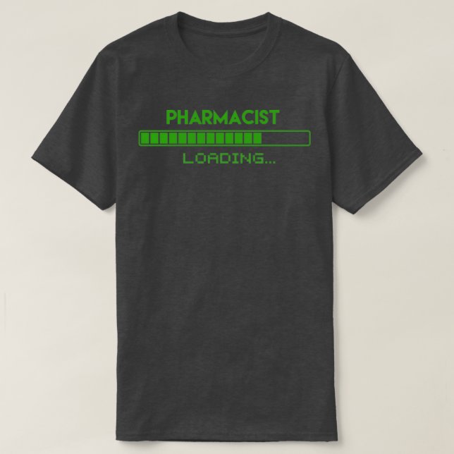 Camiseta Carregamento do Farmacêutico 1 (Frente do Design)