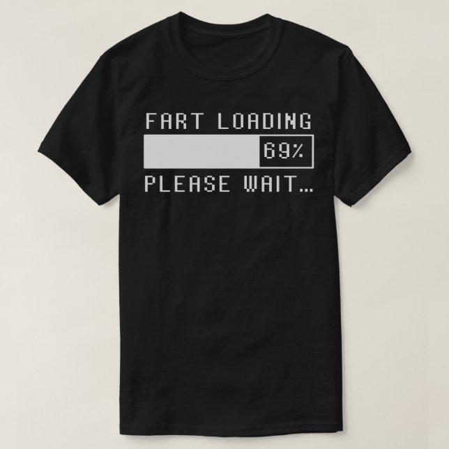 Camiseta Carregamento inicial, aguarde (Frente do Design)