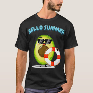 Camiseta Carregando de abacate bonito e flutuante