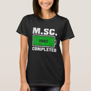 Camiseta Carregando Mestrados completos mestrado em Ciência