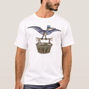 Camiseta Carregando Pteranodon A Cesta