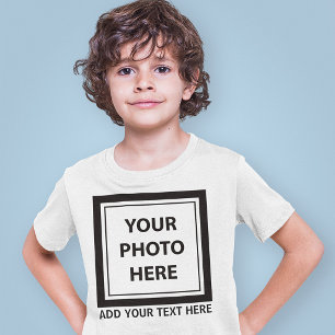 Camiseta Carregar Foto de Imagem e Adicionar Texto - Person