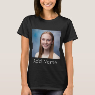 Camiseta carregar imagem Personalizada Foto e Nome Personal
