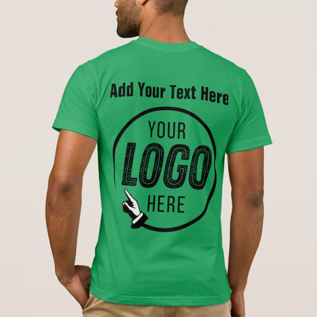 Camiseta Carregar logotipo de empresa Imagem fotográfica It (Verso)