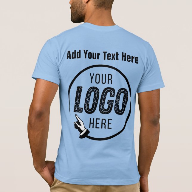 Camiseta Carregar logotipo de empresa Imagem fotográfica It (Verso)