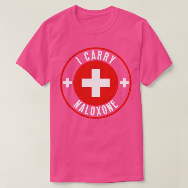 Camiseta Carregar naloxona 31 (Frente do Design)