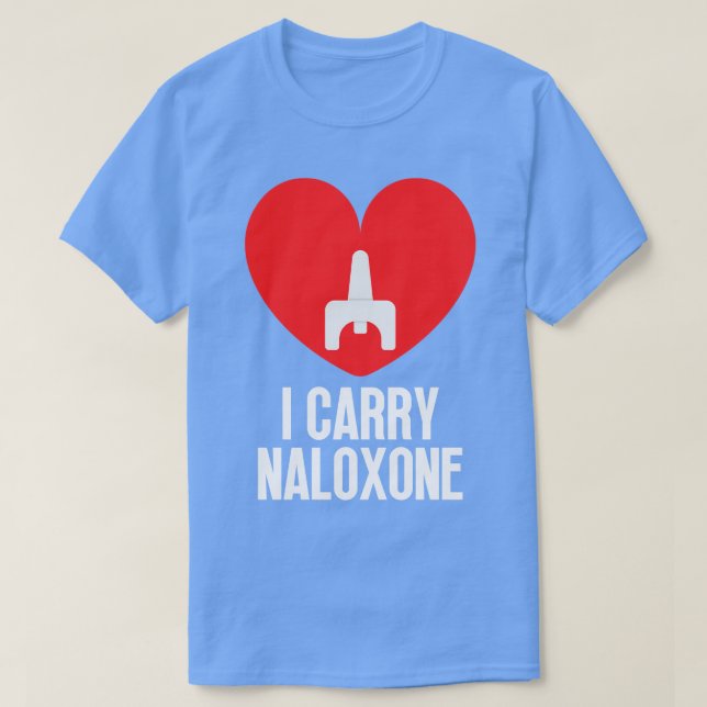 Camiseta Carregar naloxona 37 (Frente do Design)