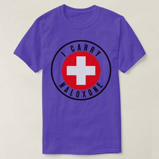 Camiseta Carregar Naloxona 4 (Frente do Design)
