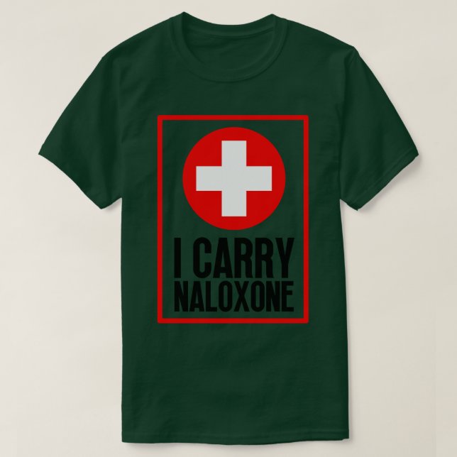 Camiseta Carregar Naloxona 49 (Frente do Design)