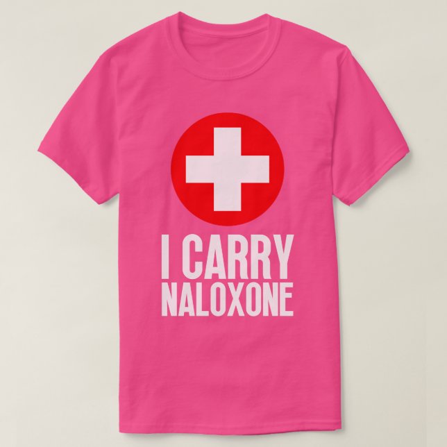Camiseta Carregar naloxona 58 (Frente do Design)