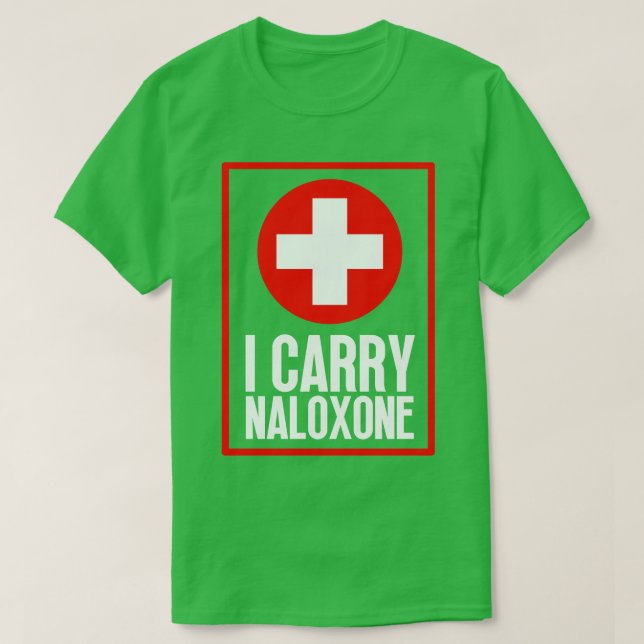 Camiseta Carregar Naloxona 68 (Frente do Design)