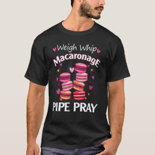 Camiseta Carregar Pipoca Macaronagem Pipoca Reze Macaron Ba