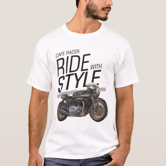Camiseta Carreira - Cafe Racer 6 (Frente)