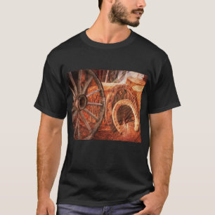 Camiseta Carreira rustica ferve o estilo ocidental