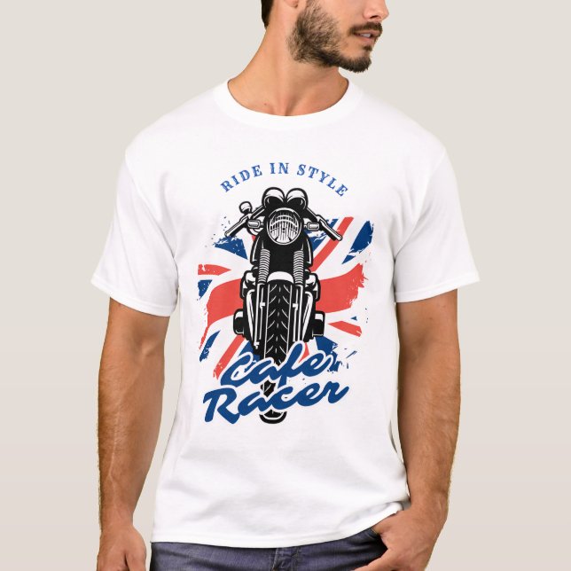Camiseta Carreiro - Cafe Racer 14 (Frente)