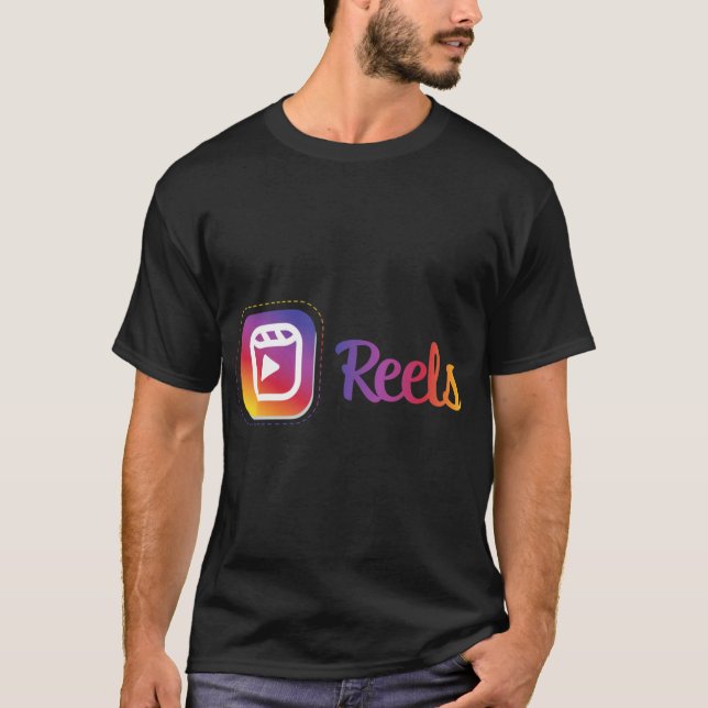Camiseta Carretéis Instagram retrô retrô (Frente)