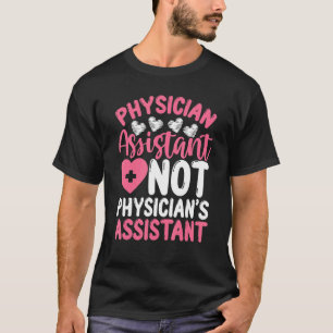 Camiseta Carretel de Crachá de Assistente Médico Graduação 