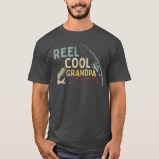 Camiseta Carretel de Pesca Avô Legal Divertido Avô Pescador